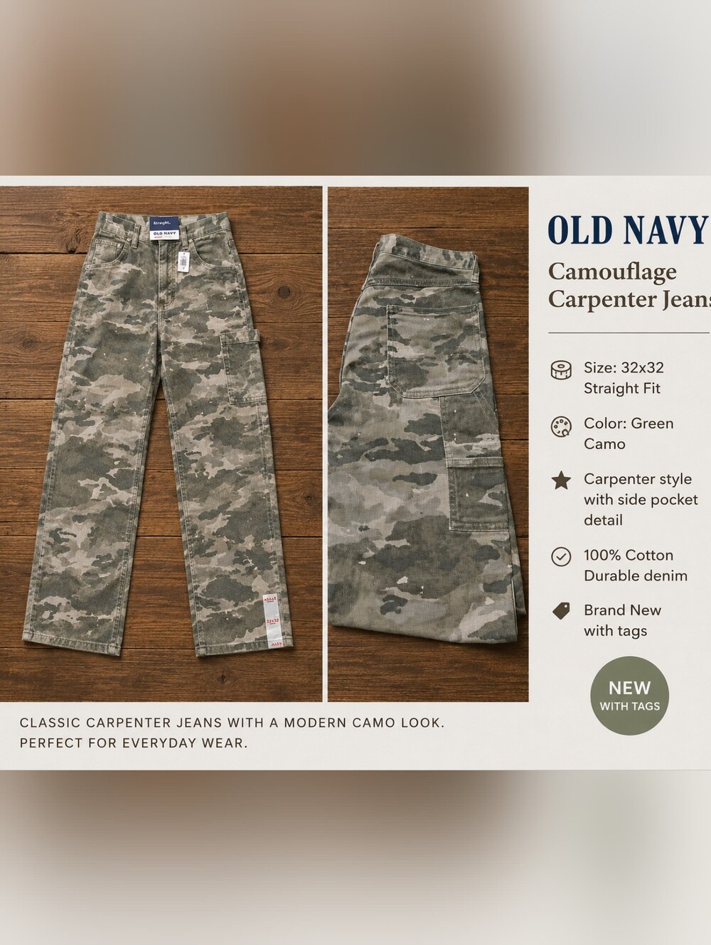 90's Straight Carpenter Pants